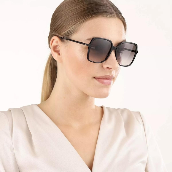 New - 💯 Original Gucci Grey Gradient Square Ladies Sunglasses GG0544S 001 57. - Picture 1 of 13